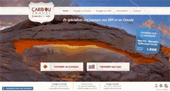 Desktop Screenshot of cariboutravel.be